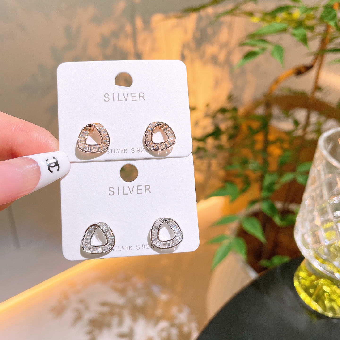 Nickel Free Silver Earrings Minimalist Annual Party Gold