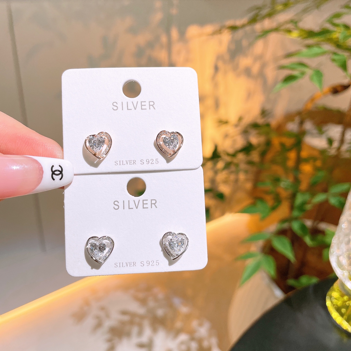 Solid Silver Earrings Delicate Party Silver