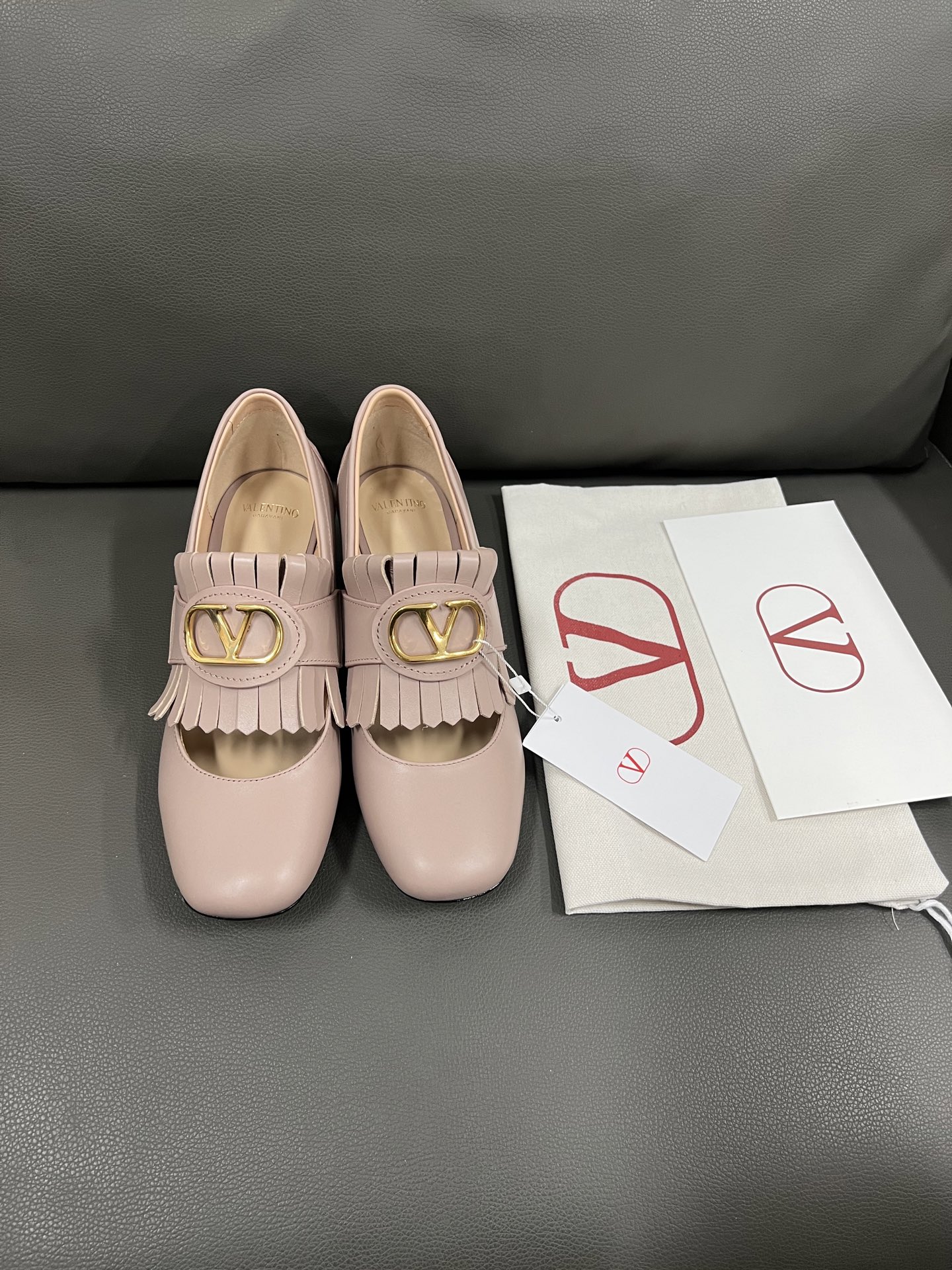Valentino Women's Leather Block Heel Pumps with Tassel Detail - Chic & Stylish 3 i1743670689443 3530 0 0