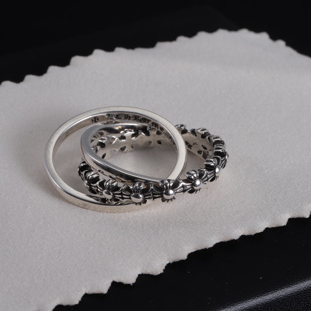 NO:103852,Chrome Hearts Three-ring Ring Number 6/7/8/9#, Crome Hearts, Chrome Hearts, chrome hearts,ring19860909Chrome Hearts 克罗心三环戒指 码数6/7/8/9#,克罗心戒指,chrome hearts,chrome hearts,ring,Jewelry