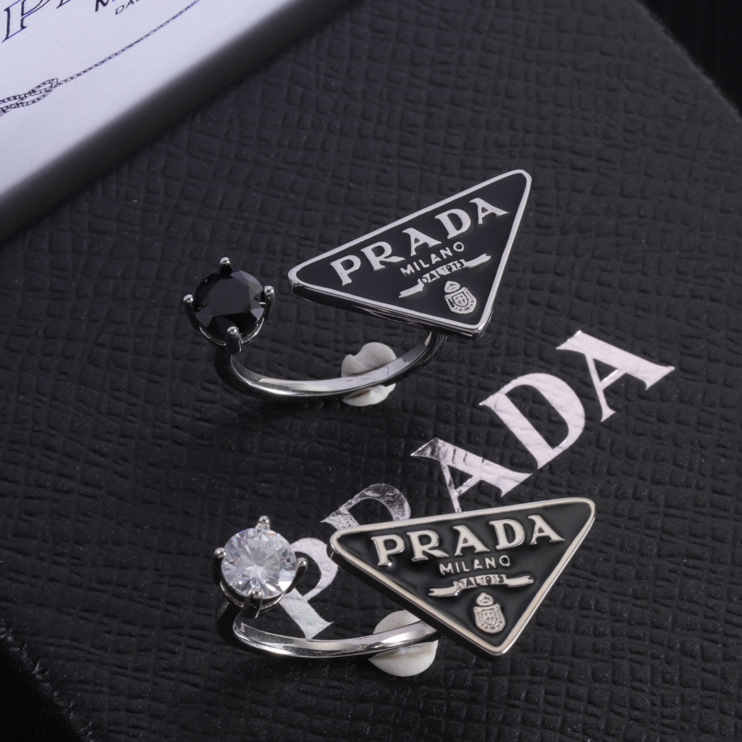 Prada Joyas Anillo mejor diseñador en línea barato