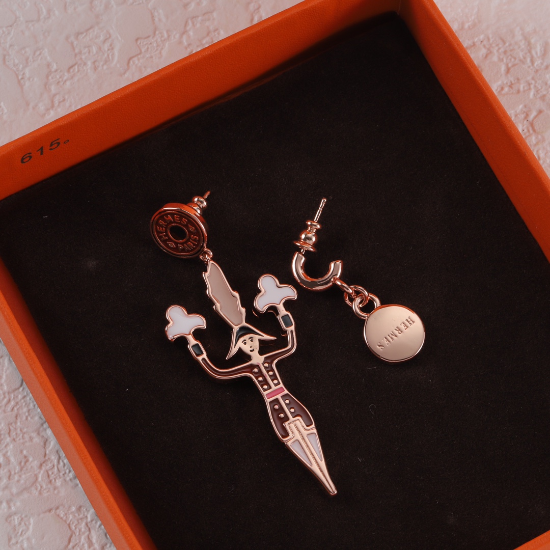 Hermes 爱马仕套装项链80 耳钉80 6