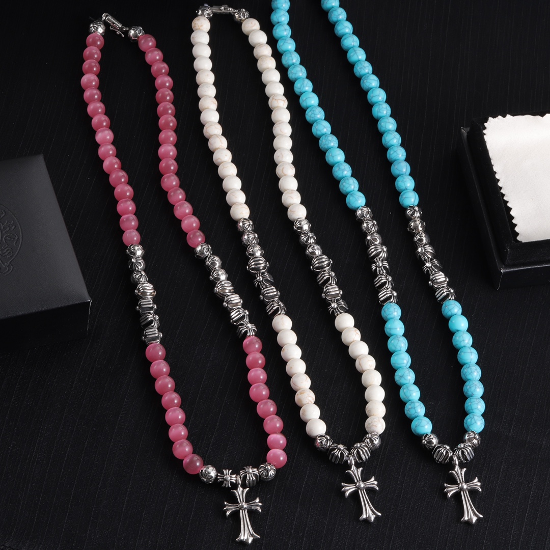 NO:113861,Batch New [Counter Quality] Chrome Hearts Croxin Classic retro multi-element cat eye multi-color necklace, Kuaishou/ins/Little Red Book popular, different concave and convex and convex design styles present unique. Cross Scout flowers are Croxin's logo, so they last longer. Genuine version Chrome Hearts Croxin Differences the market ordinary light version, match the quality of the version, look at the details of the letter printing, retro old gray oxygen level. Seiko version!  , jewelry boutique, chrome hearts, chrome hearts, necklace19860909批 新款【专柜品质】Chrome Hearts克罗心 经典复古多元素猫眼多颜色项链 ,快手/ins/小红书热门,凹凸造型不同的花纹设计风格呈现出与众不同 十字架童军花是克罗心的标志 所以更经久不衰 正品打版Chrome Hearts克罗心 区别市场普通轻版 对版对标品质 看字印细节 复古做旧灰氧程度.精工版本！,饰品精品,chrome hearts,chrome hearts,necklace,Jewelry