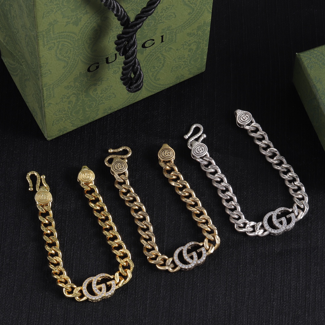 Gucci 古驰手链 19cm 20cm サイズ展開