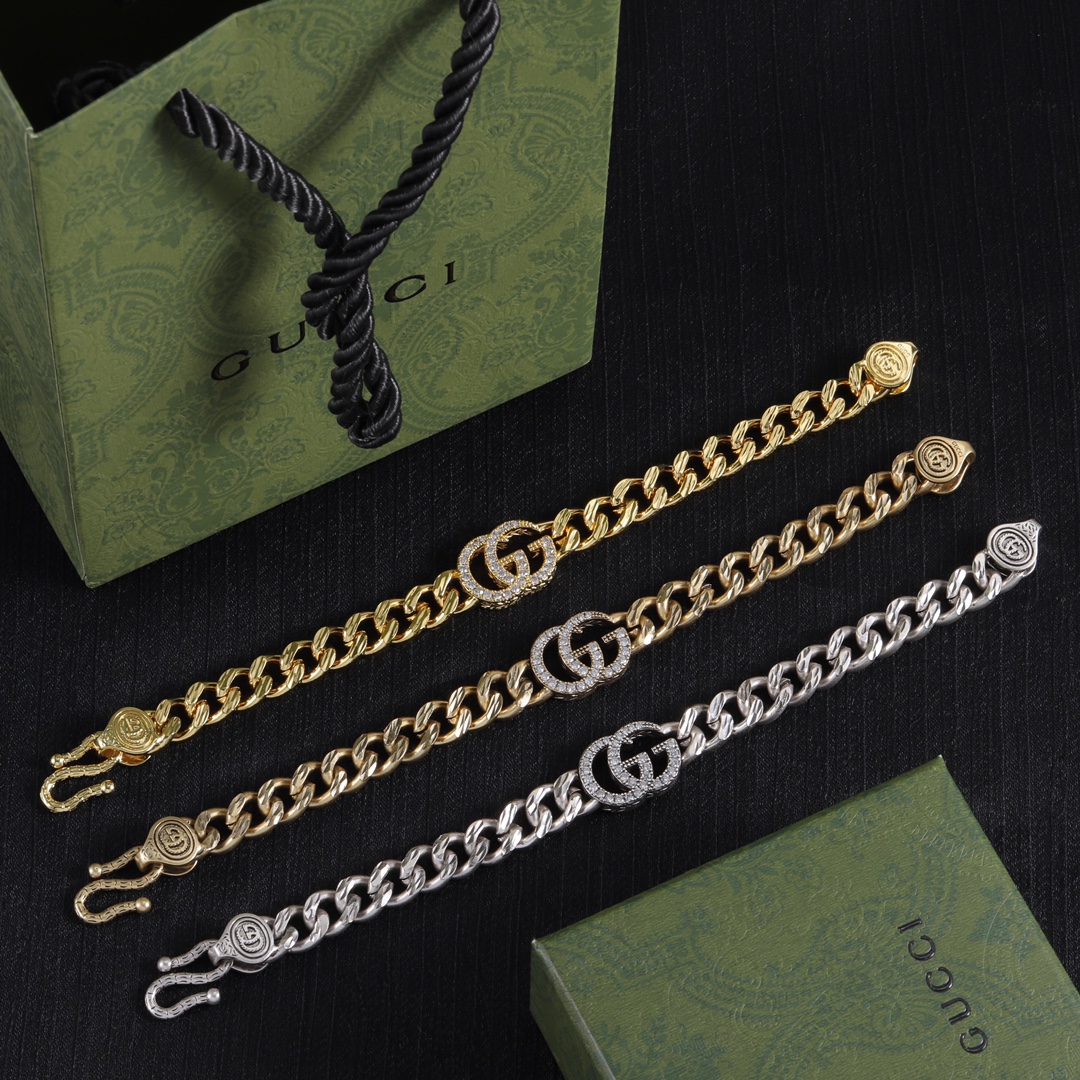 Gucci 古驰手链 19cm 20cm サイズ展開