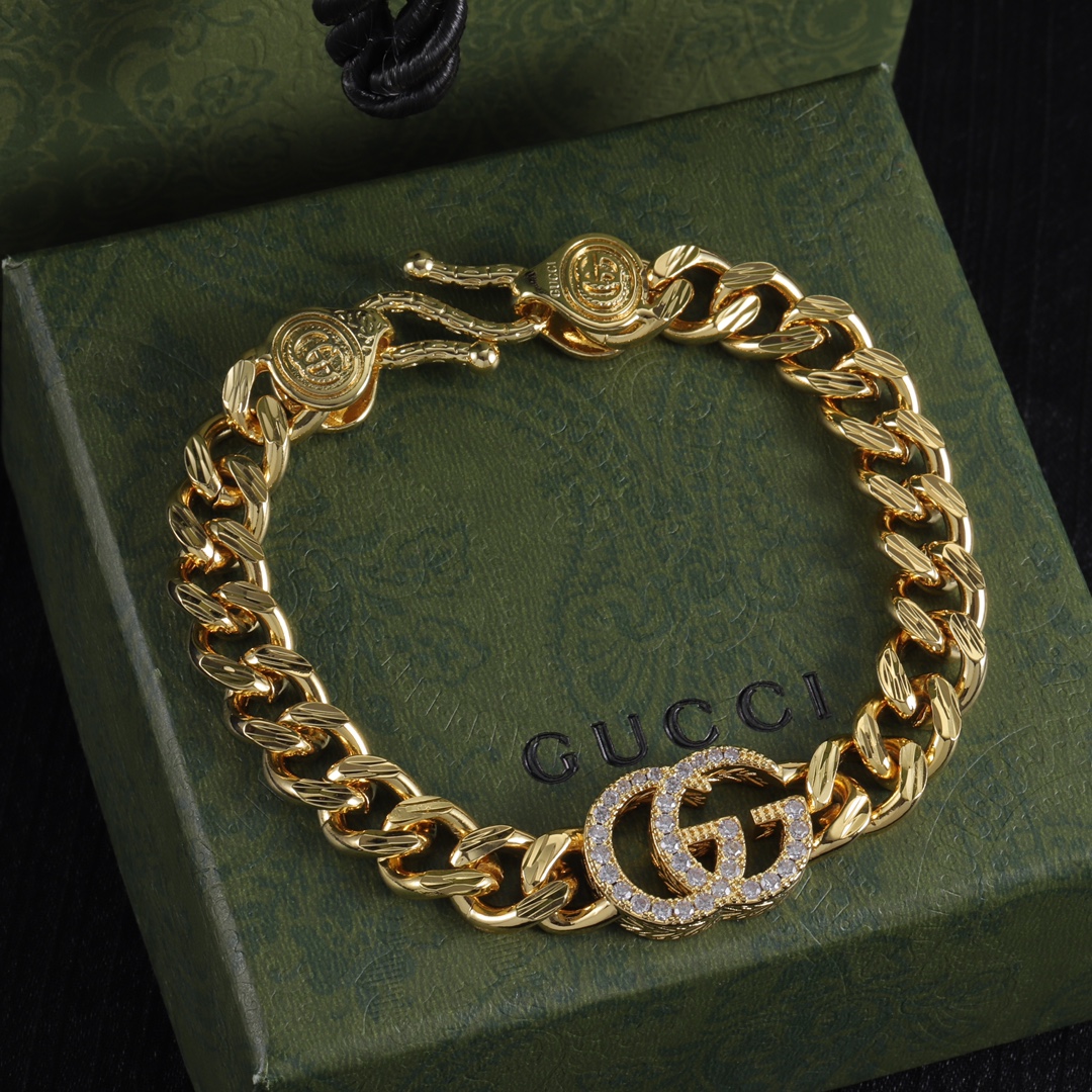 Gucci 古驰 手链95とネックレス125の豪華セット