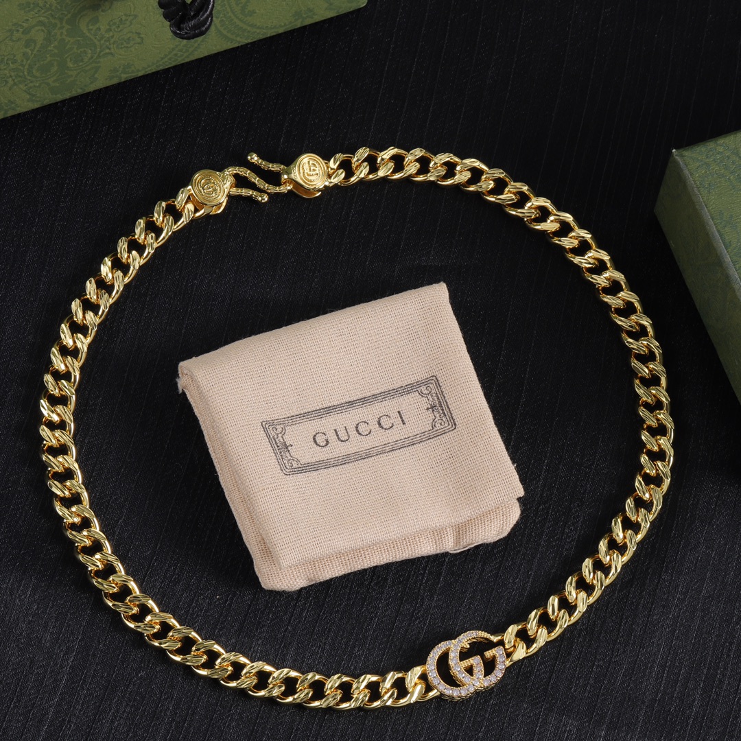 Gucci 古驰 手链95とネックレス125の豪華セット