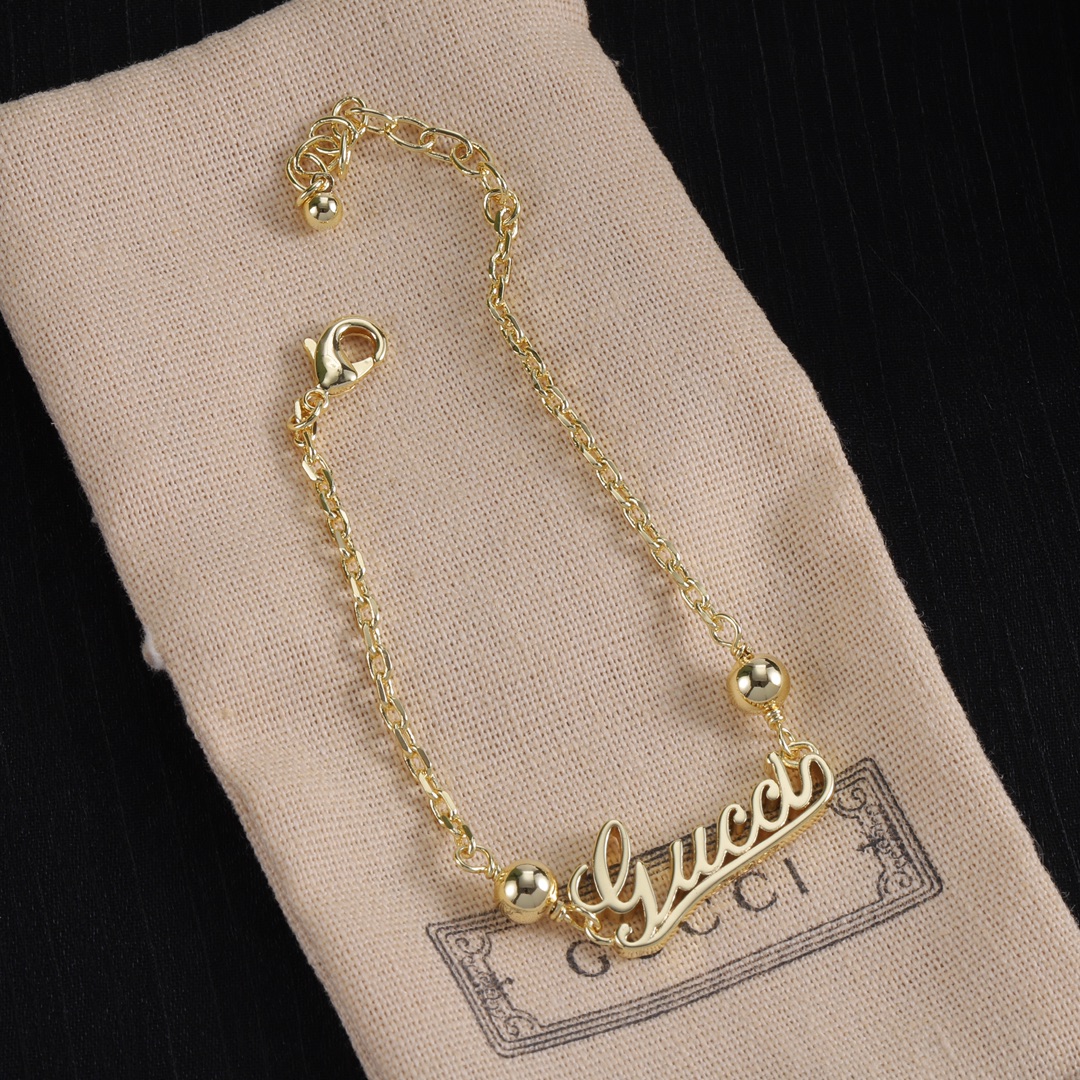 Gucci 古驰 ネックレス&ブレスレットセット
