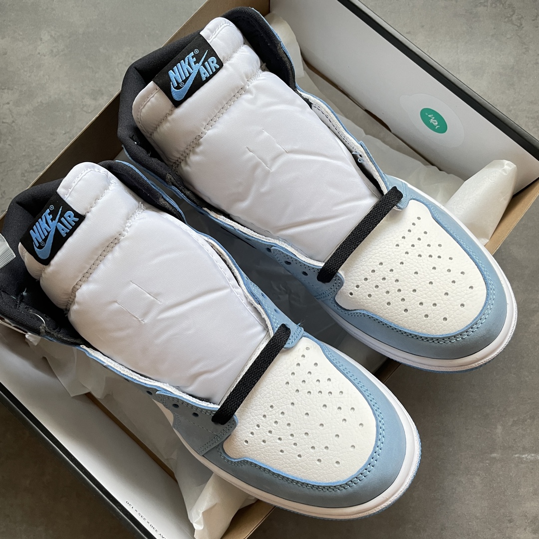 特价AirJordan1High大学蓝原鞋原楦头纸板开发极致一眼正品既视感最大限度还原公司正品货号555