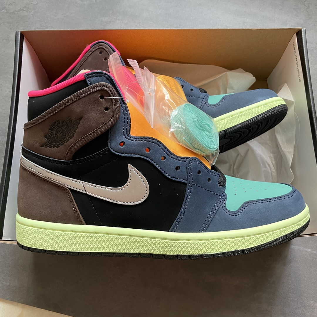 特价AirJordan1High彩色拼接原鞋原楦头纸板开发极致一眼正品既视感最大限度还原公司正品货号55