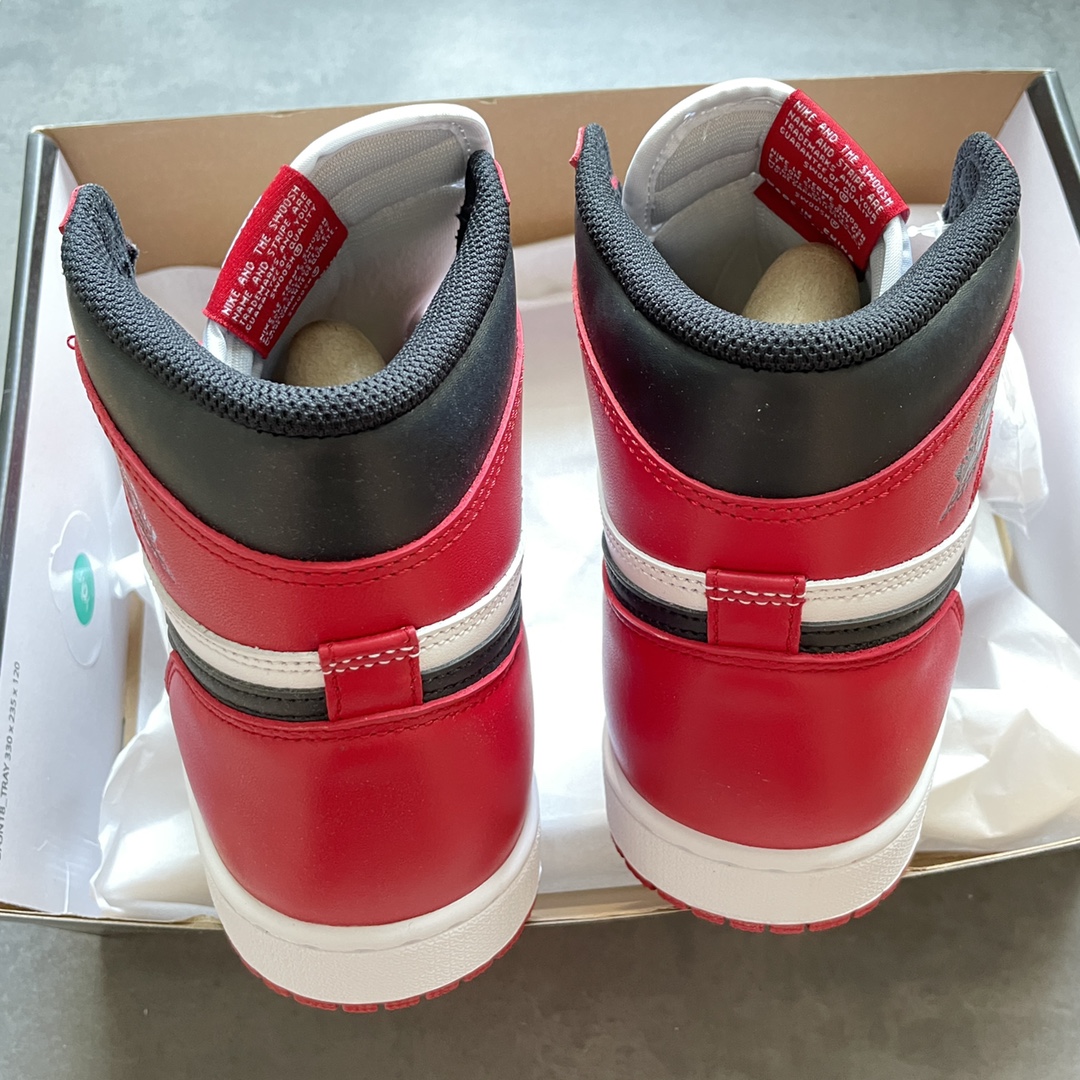 特价AirJordan1High芝加哥原鞋原楦头纸板开发极致一眼正品既视感最大限度还原公司正品货号555