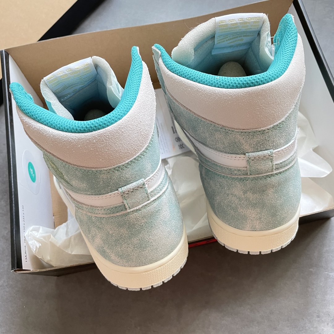 特价AirJordan1High蒂夫尼绿原鞋原楦头纸板开发极致一眼正品既视感原厂PrimeAsia漆皮皮