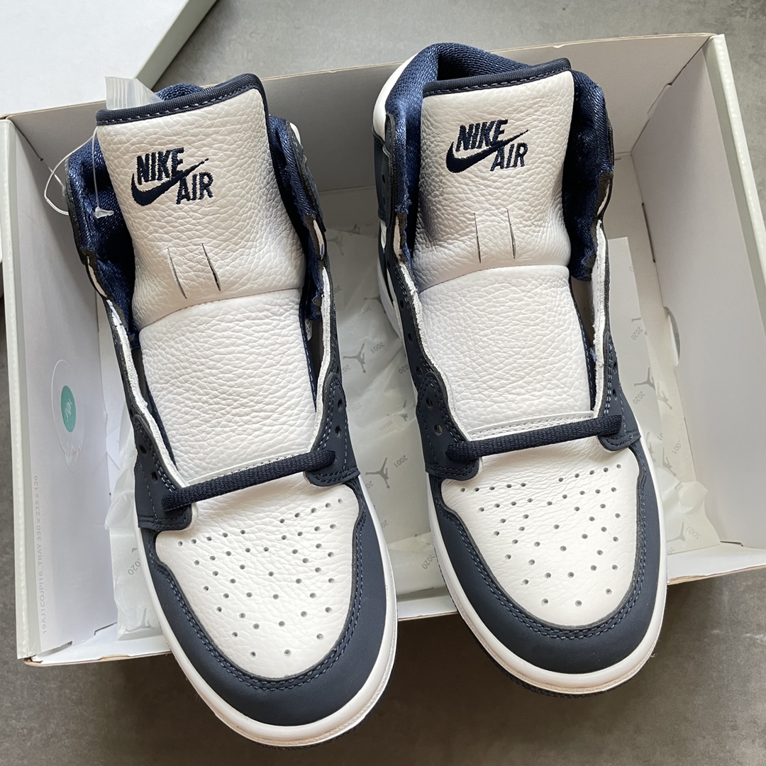 特价AirJordan1High午夜蓝原鞋原楦头纸板开发极致一眼正品既视感最大限度还原公司正品货号DC1