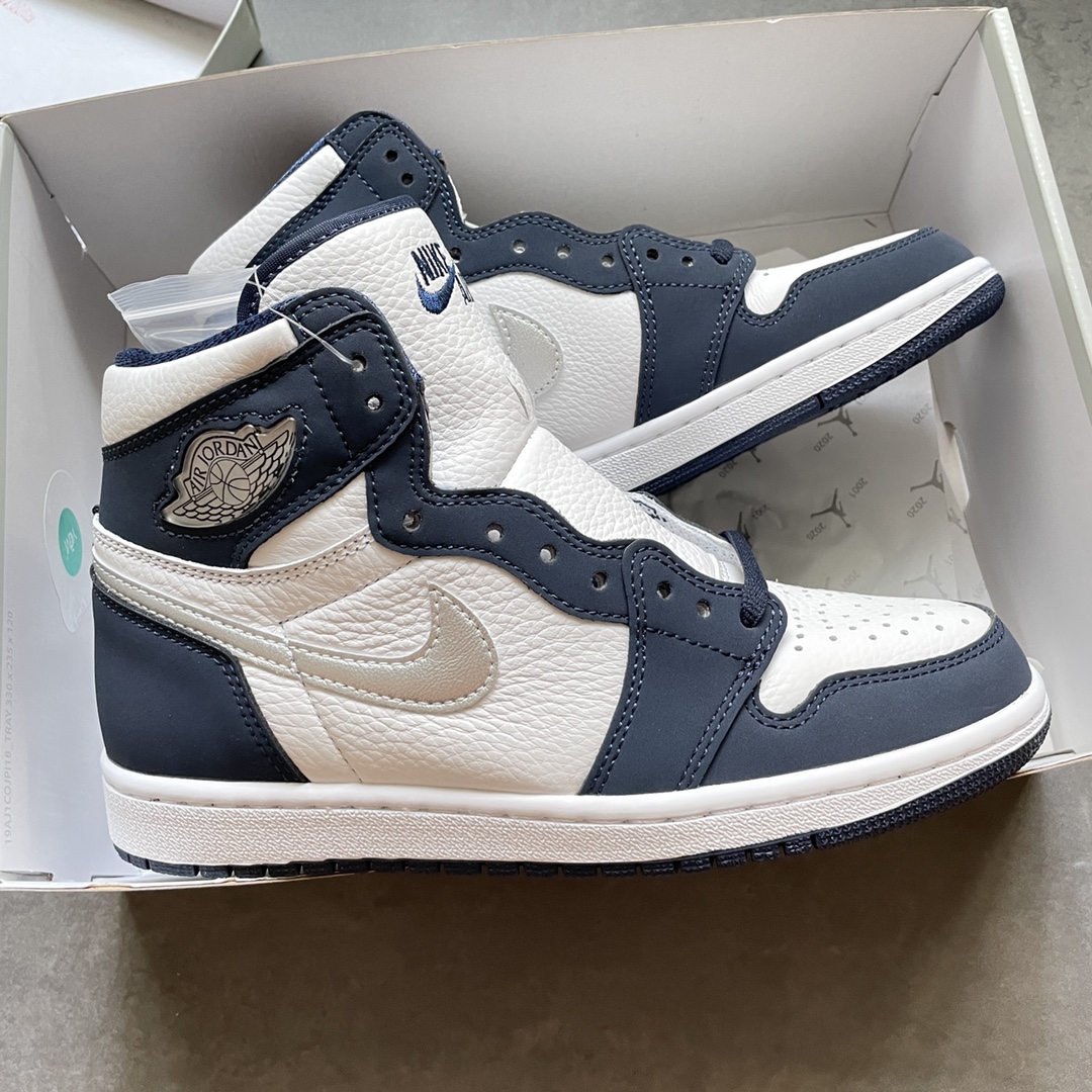 特价AirJordan1High午夜蓝原鞋原楦头纸板开发极致一眼正品既视感最大限度还原公司正品货号DC1