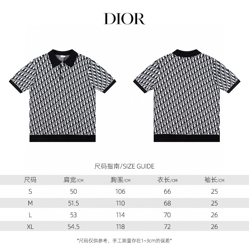 “Designer Dior 24 Shirt with Long Lettered Bouquets and Short Sleeves” - 图片 9