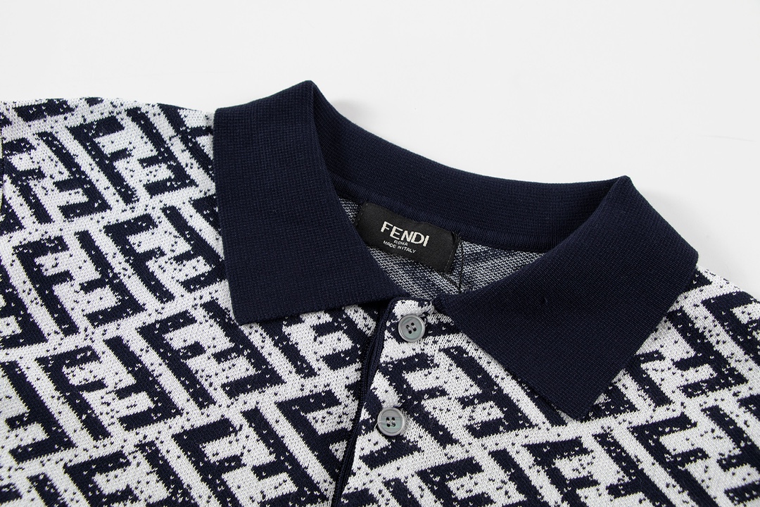 Luxury Knit Polo Collection: Findy’s 24-Knit & Fendy’s Classic Series in Various Sizes - 图片 5