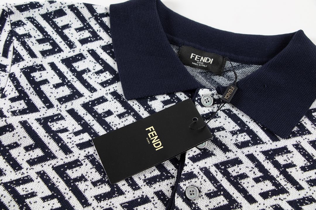 Luxury Knit Polo Collection: Findy’s 24-Knit & Fendy’s Classic Series in Various Sizes - 图片 4