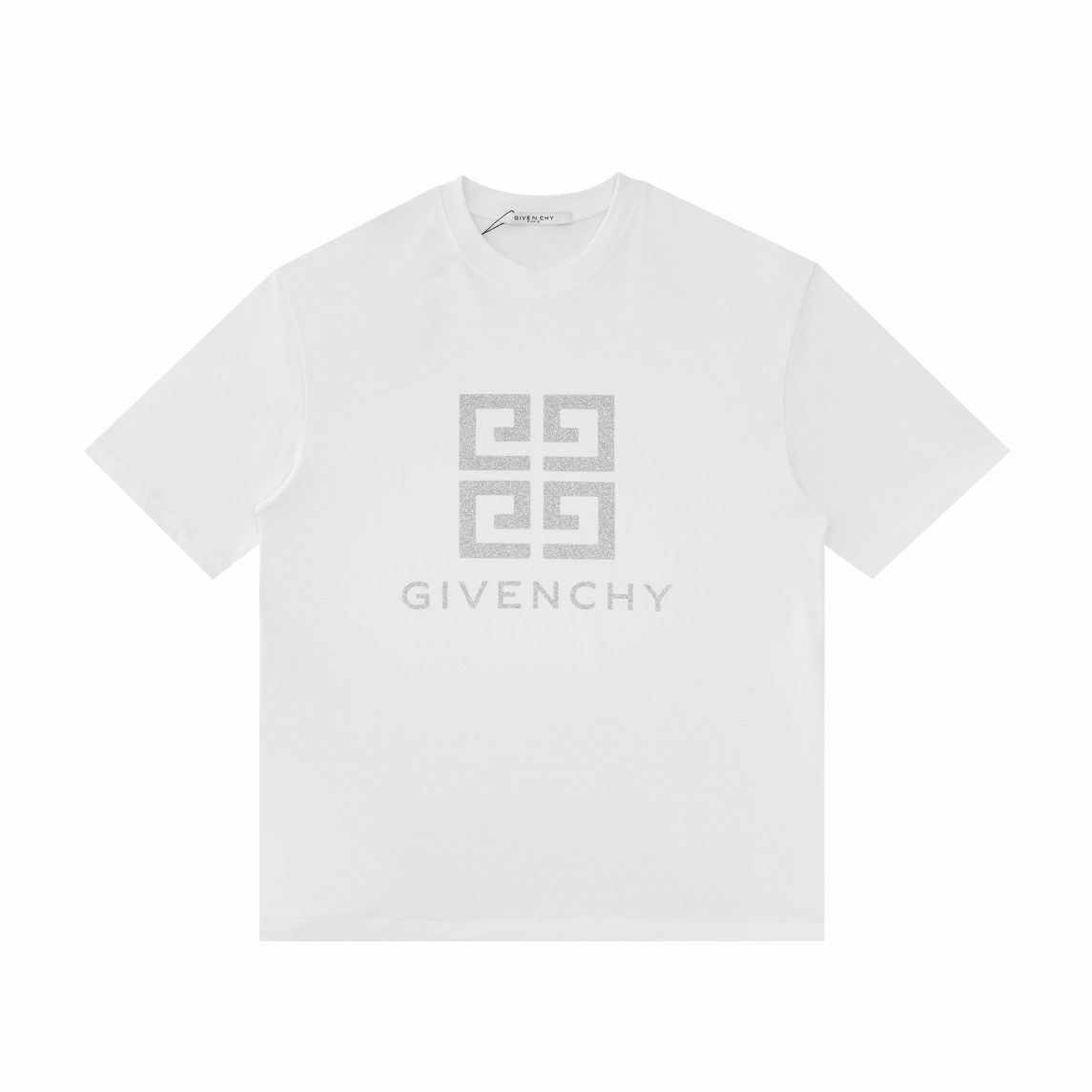 Estilo: 2024 nueva camiseta de manga corta de Givenchy Tecnología: Proceso de quemado de hilo plateado Material: Versió…