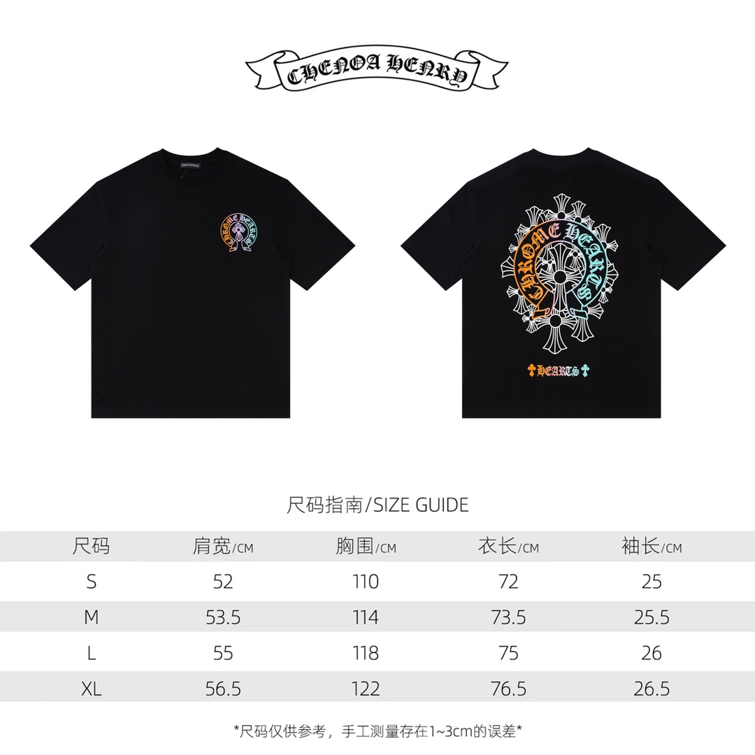 New 2025 Croker T-shirt in High-Quality Thickened Material, Black, S-XL Sizes - 图片 9
