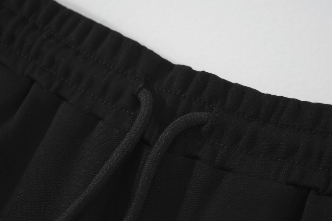 Givenchy Paris Black Cotton Blend Sweat Shorts, Drawstring Waist, Sizes M-3XL 5 i1716560046 3834 0