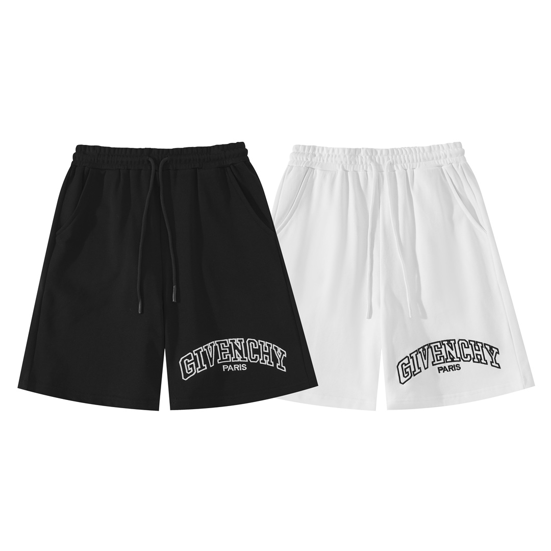 Givenchy Paris White Sweat Shorts with Drawstring - Comfort & Style 4 i1716560062 5337 0