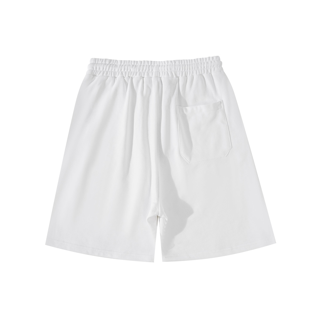 Givenchy Men's White Logo Print Sweat Shorts | Casual & Comfortable 2 i1716560682 4978 0