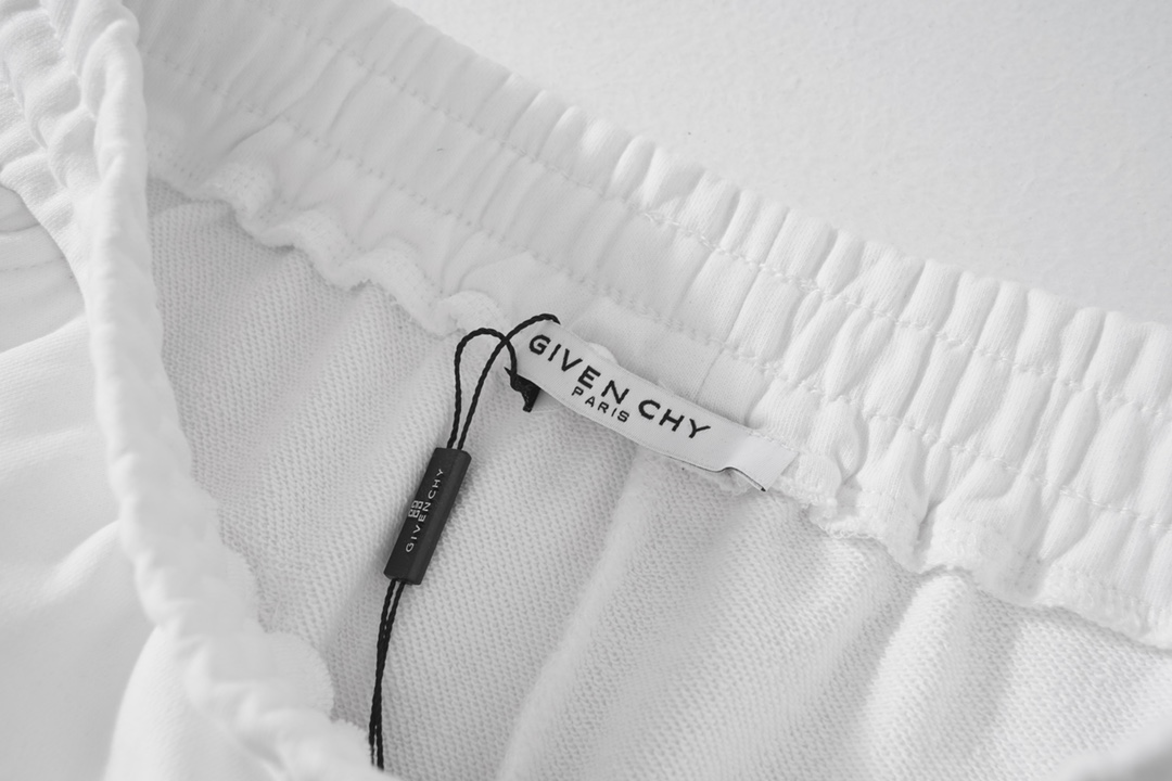 Givenchy Men's White Logo Print Sweat Shorts | Casual & Comfortable 7 i1716560682 5470 0