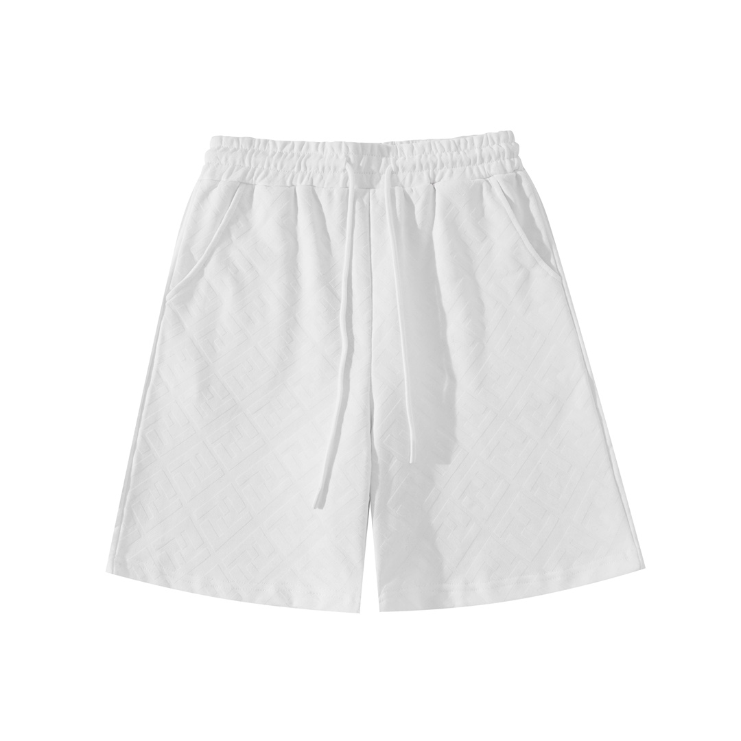 2024 New FENDI Tweezed Shorts in White Fur Wire, Sizes S-XL (Section N666) - 图片 2