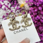 Top quality Fake
 Chanel Jewelry Earring Yellow Brass