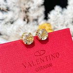 Valentino Jewelry Earring Yellow Brass