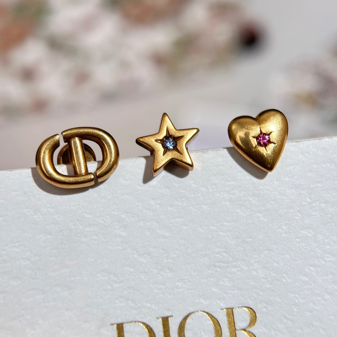 Dior Buy
 Jewelry Earring Yellow Brass