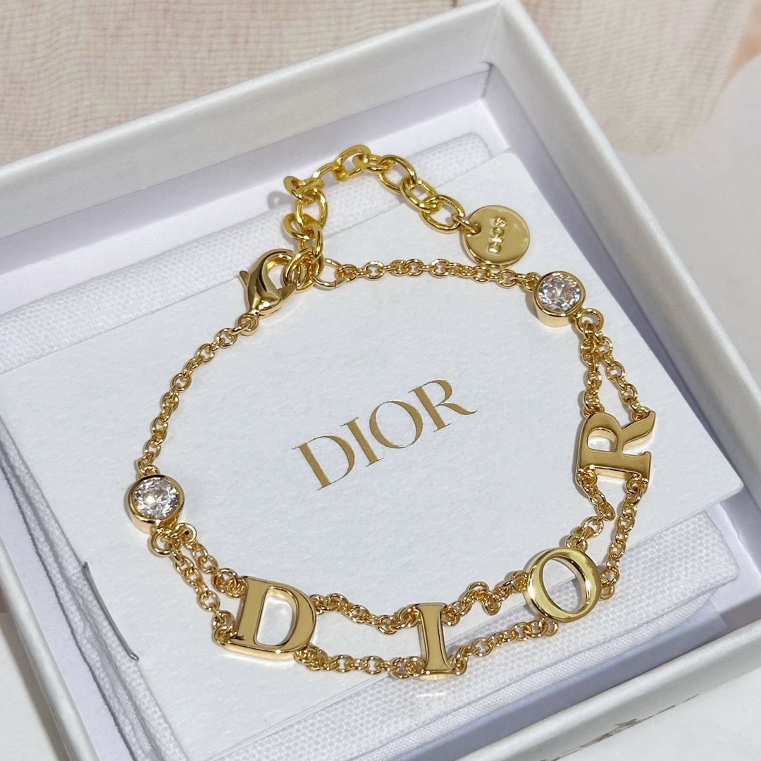 Dior AAAAA+
 Jewelry Bracelet Yellow Brass