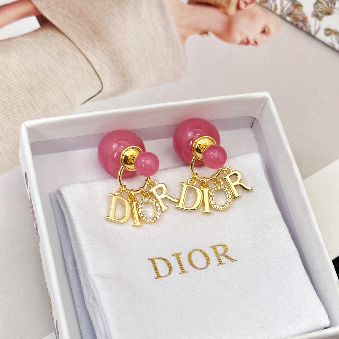 Where Can You Buy replica
 Dior 1:1
 Jewelry Earring Yellow Brass