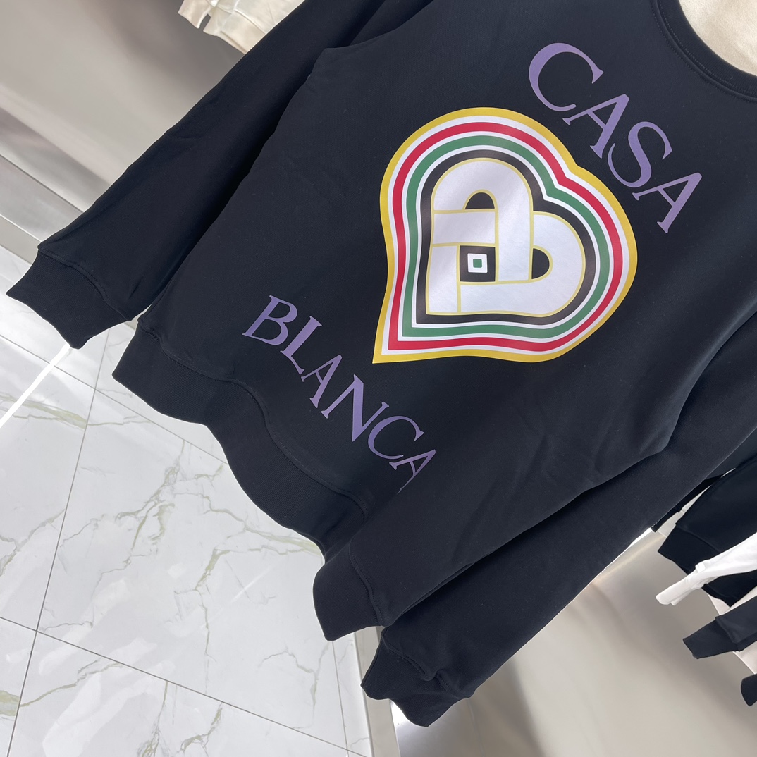 CJCR Winter 2024 Collection: Gender-Neutral Cotton Logo Print in Black and White - 图片 4