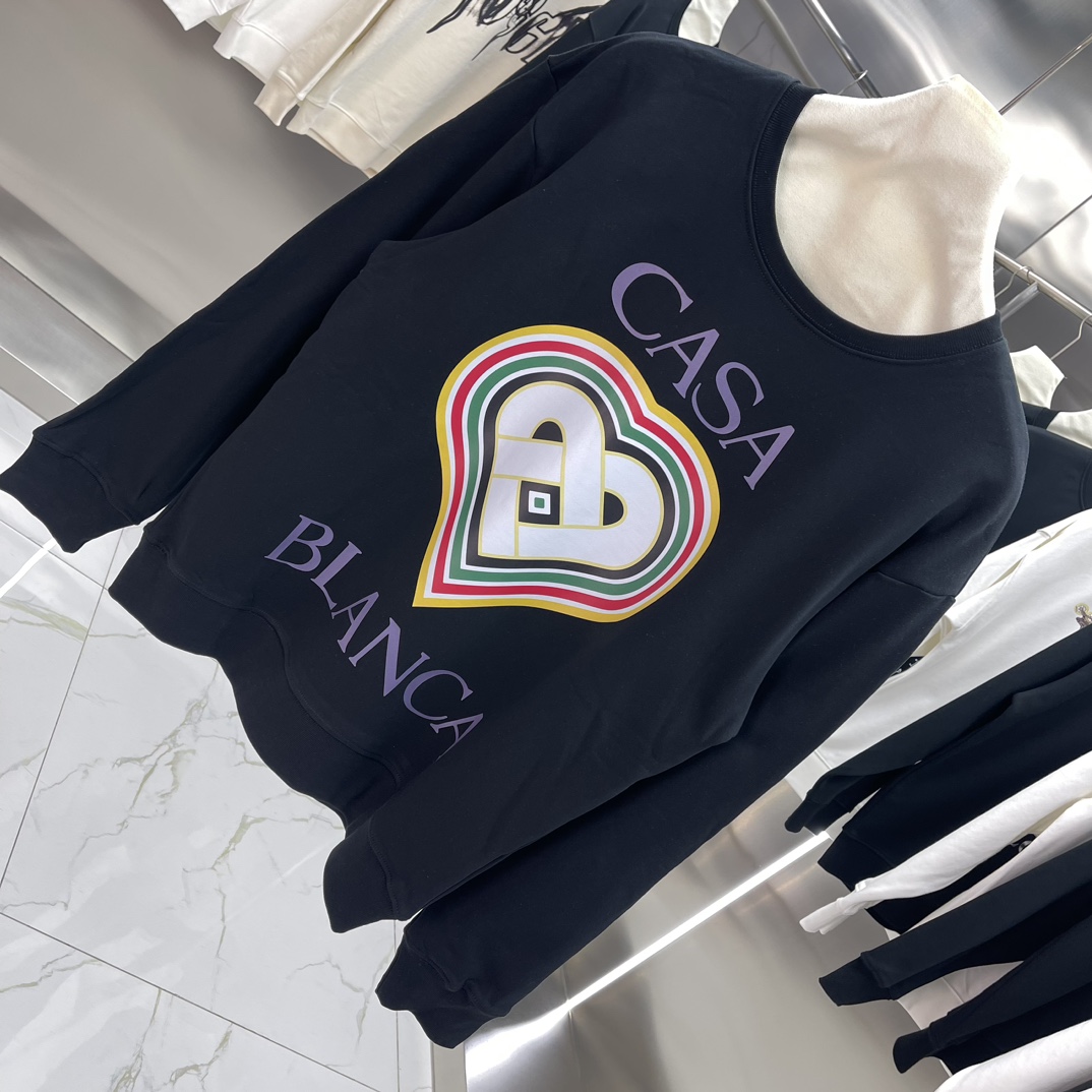 CJCR Winter 2024 Collection: Gender-Neutral Cotton Logo Print in Black and White - 图片 2