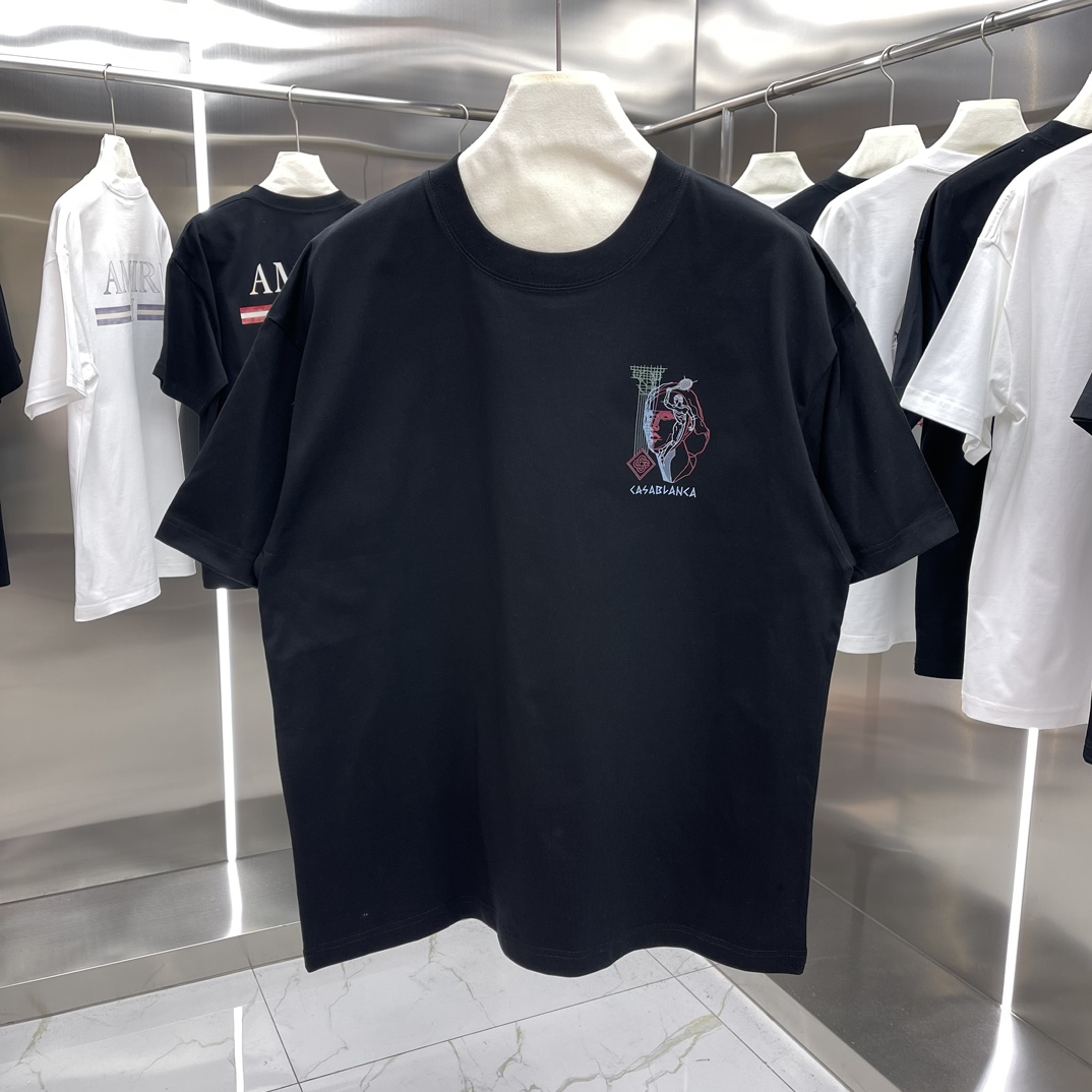 Casablanca Classic Short-Sleeve T-Shirt in High-Quality Cotton for Men and Women