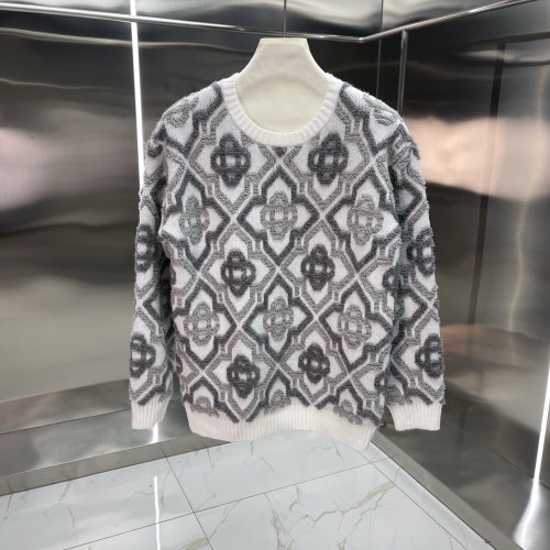 Casablanca Jacquard Knit Sweater - Comfortable, High-Density Knitwear