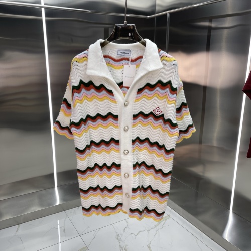 Casablanca Multicolor Striped Knit Shirt - Comfortable & Stylish Top 1 Casablanca Multicolor Striped Knit Shirt - Comfortable & Stylish Top
