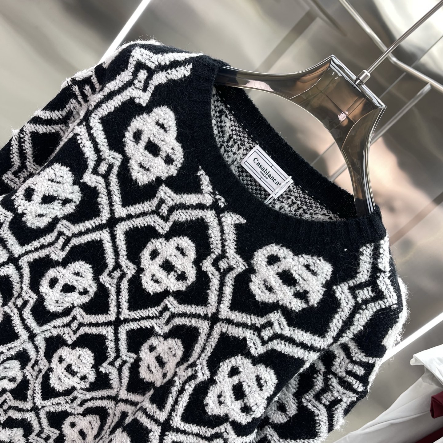Original High-Density Casablanca Sweater: Premium Import Process, Various Sizes Available - 图片 3