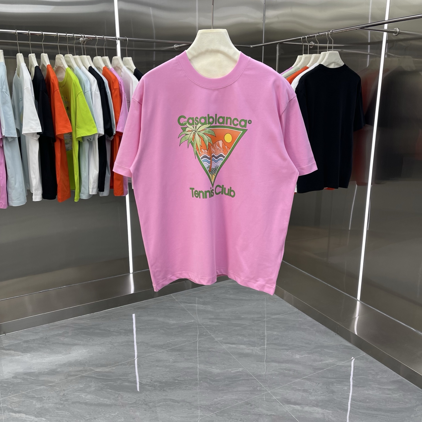 P70 Nuevo Casablanca Colección Clásica - Camiseta de manga corta estampada estilo celebridad - Hecha de algod…