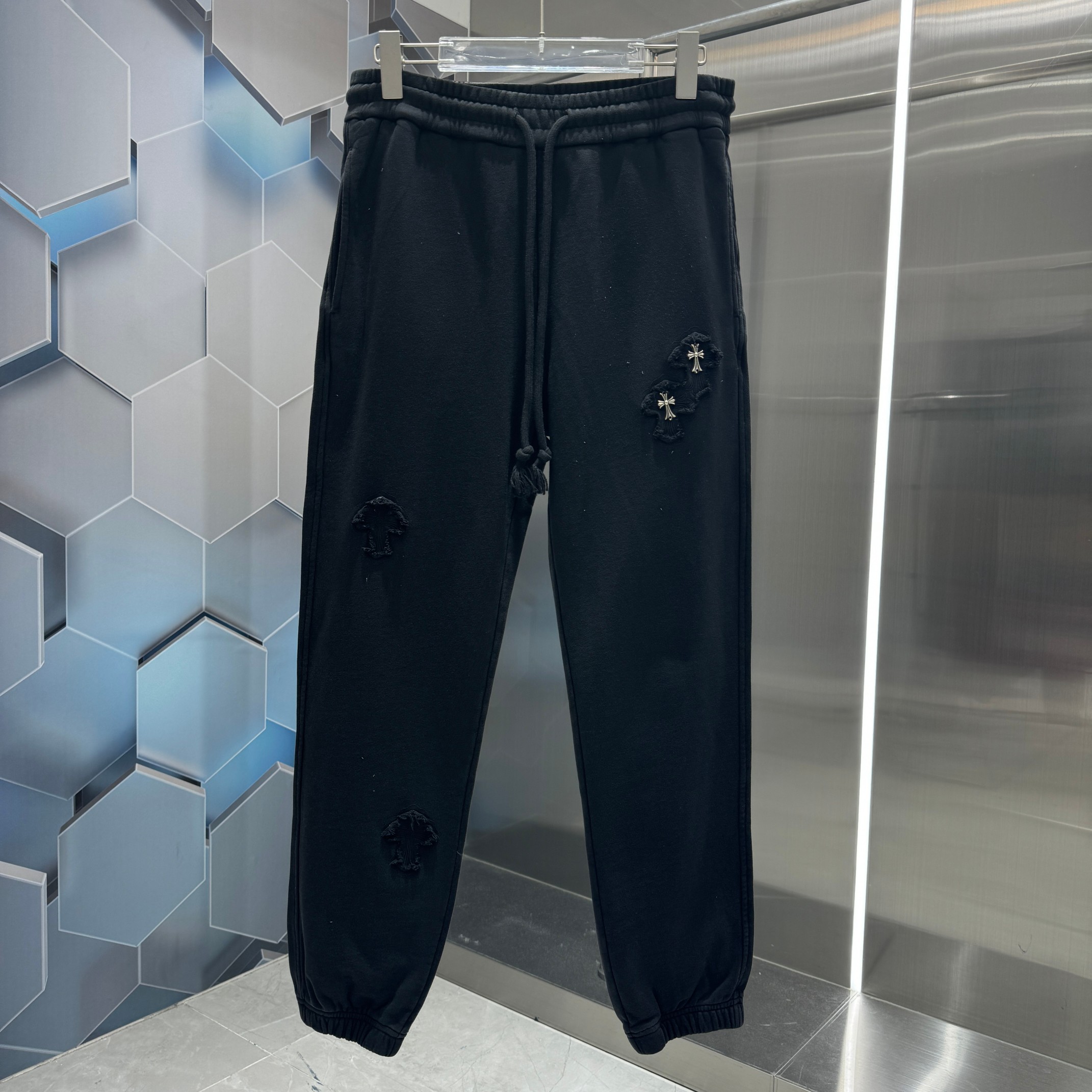 Chrome Hearts Clothing Pants & Trousers High Quality Replica
 Black Grey Unisex Fall/Winter Collection