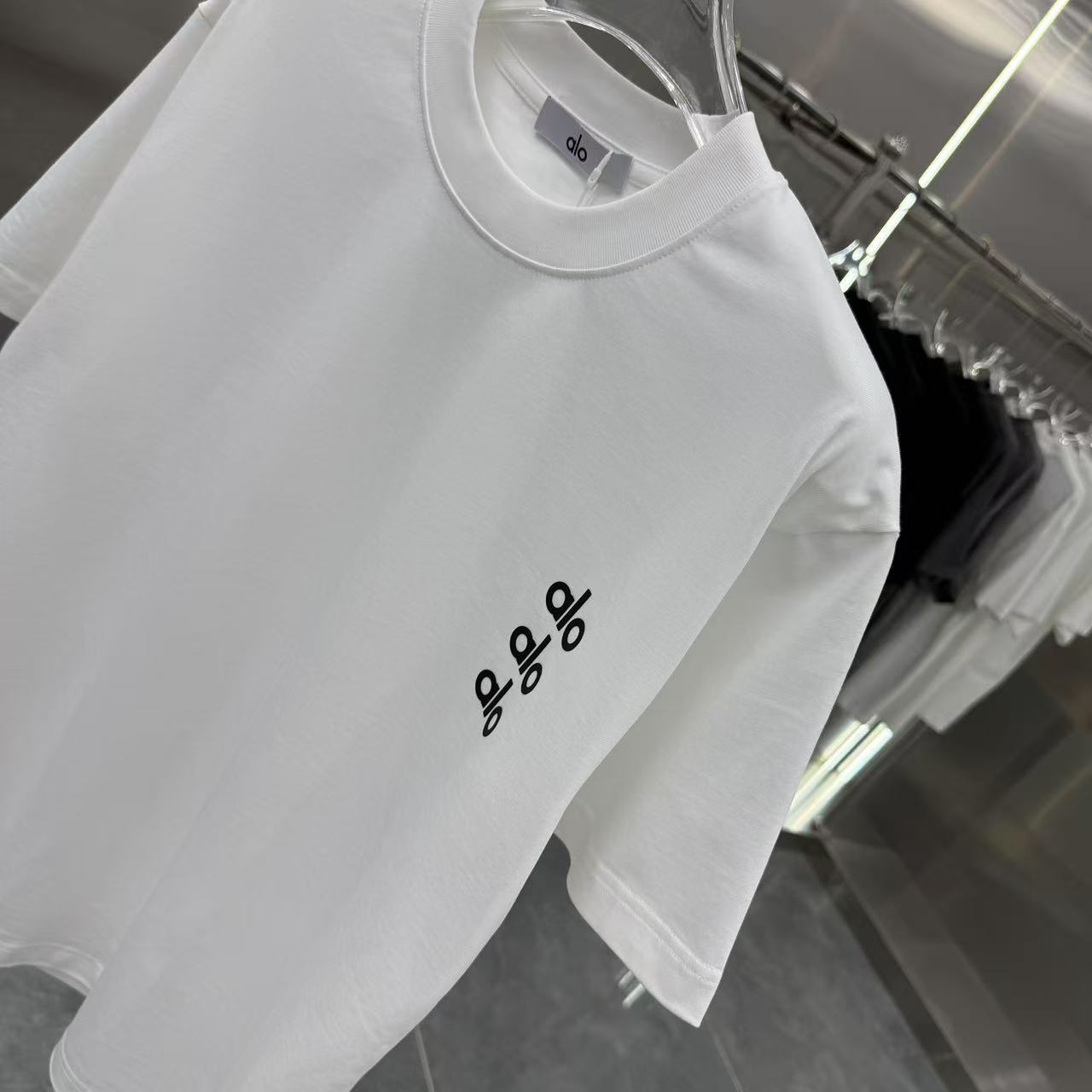 알로 남녀공용 두꺼운 실리콘 반팔 티셔츠 50775 이미지 4