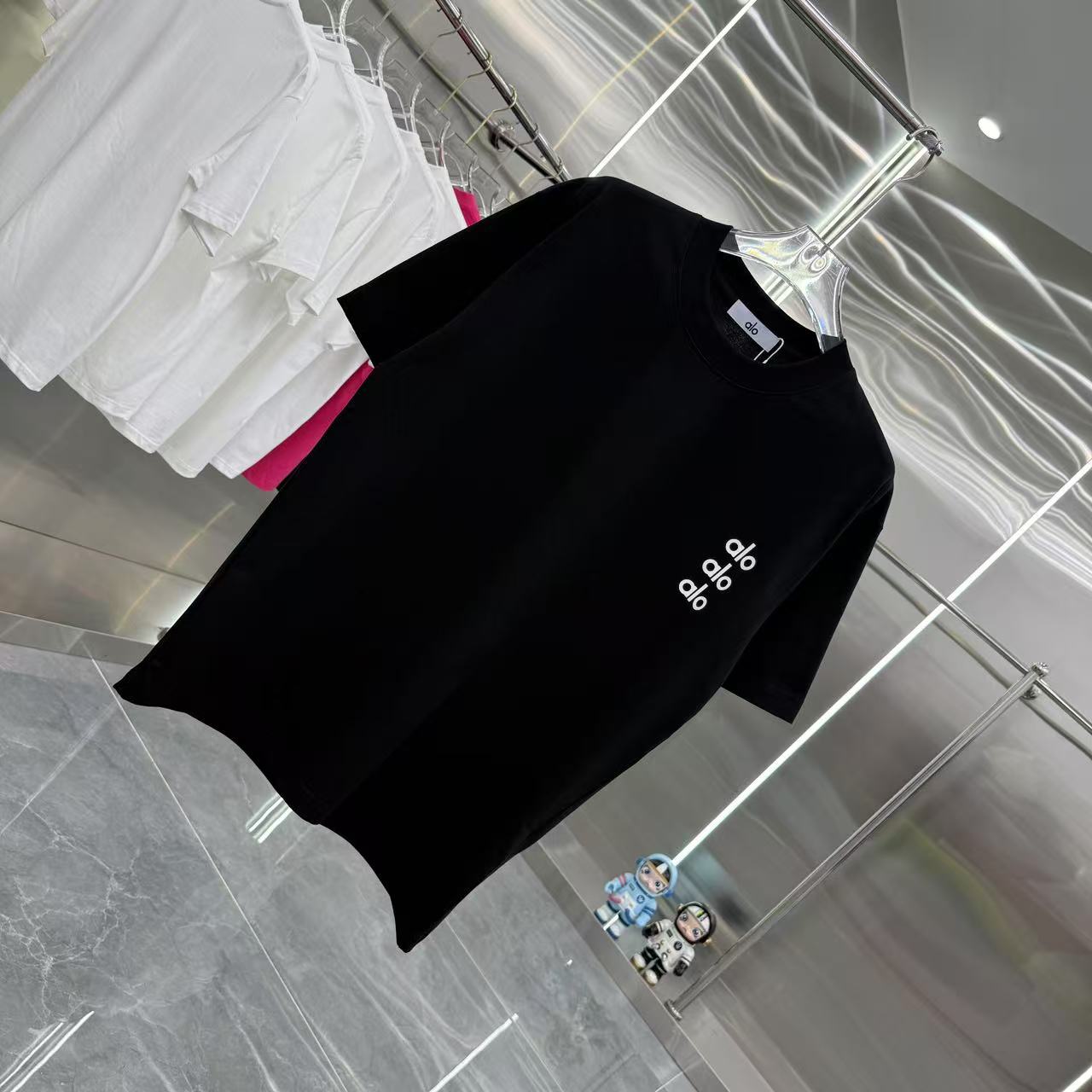 알로 두꺼운 실리콘 남여공용 반팔 티셔츠 50777 이미지 2