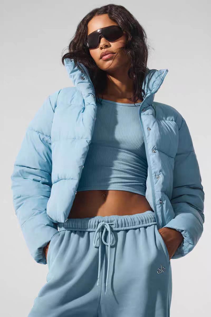 Alo jacket everyday light blue yoga