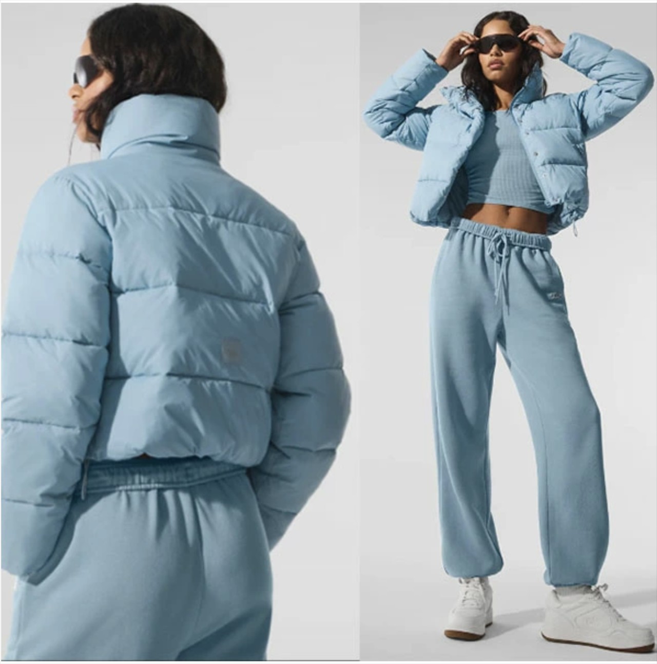 Alo jacket everyday light blue yoga