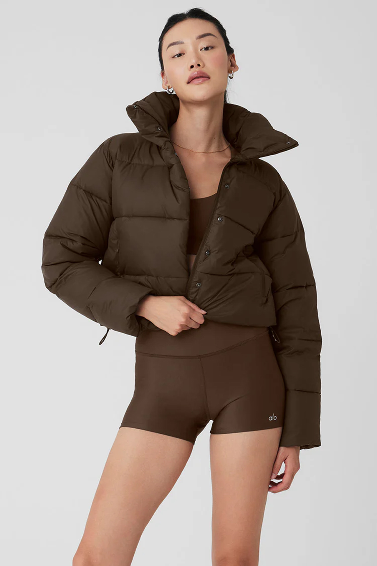 Alo jacket everyday brown yoga