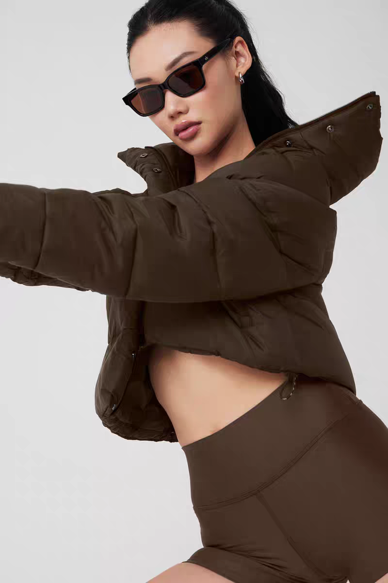 Alo jacket everyday brown yoga