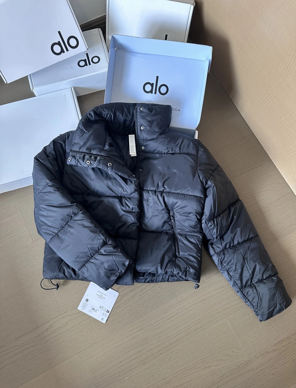 Alo jacket everyday light blue yoga