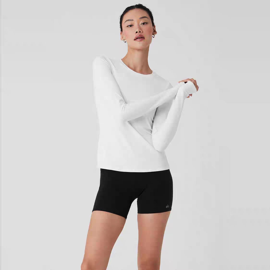 Alo long sleeve yoga black