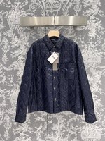 Dior Clothing Shirts & Blouses Online From China Designer
 Blue Dark Grey Unisex Cotton Fall/Winter Collection